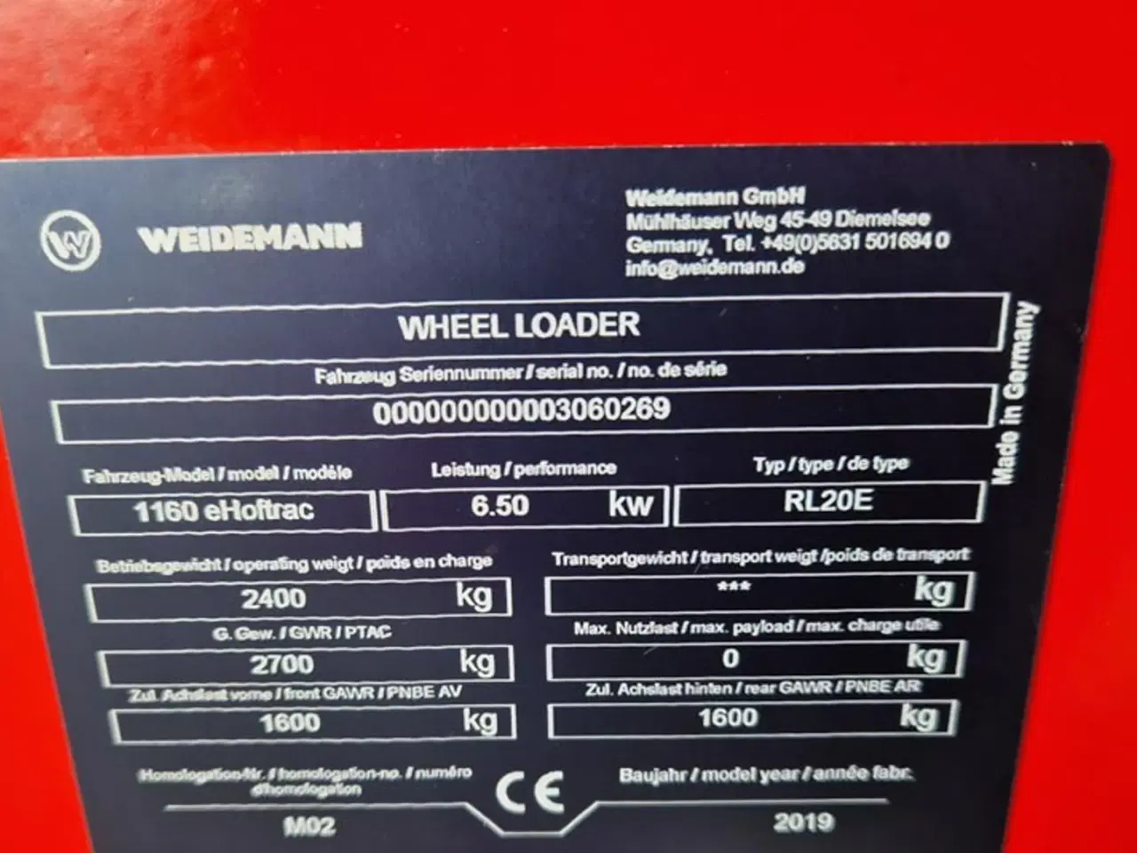 Billede 11 - Weidemann 1160 E-Hoftrac