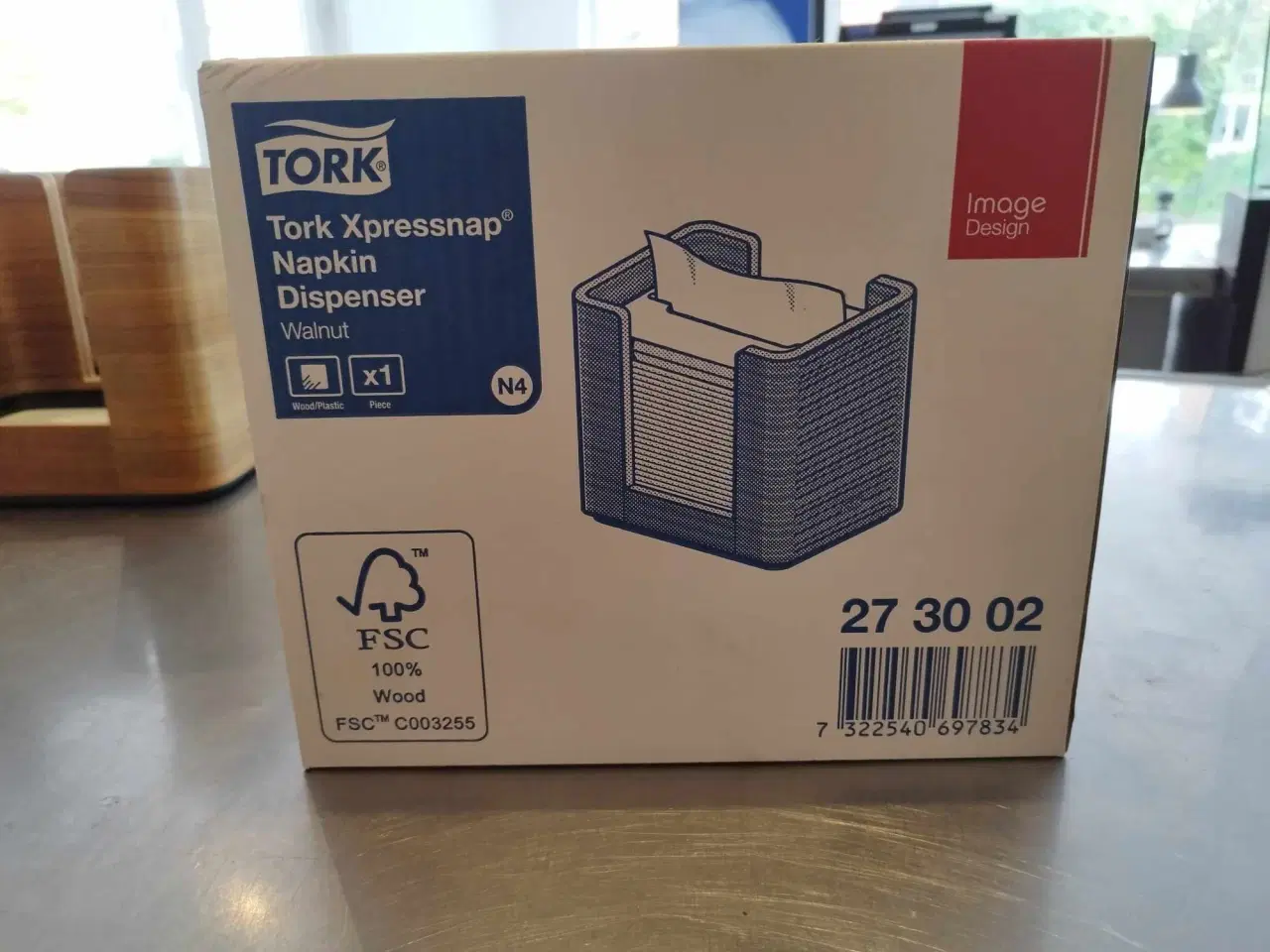 Billede 5 - Tork Xpressnap Napkin Dispenser N4 Valnød