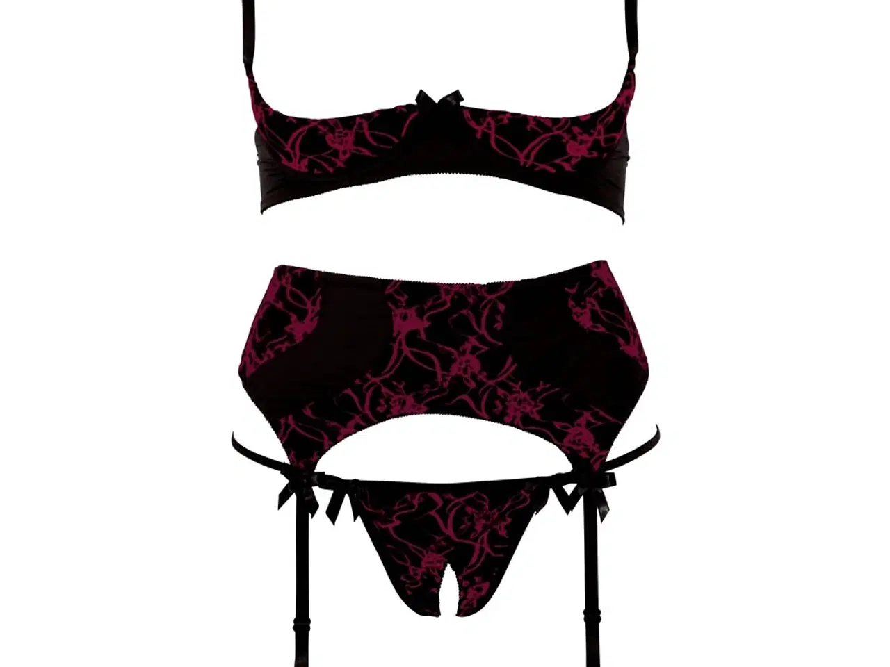 Billede 5 - Nyt BH-sæt med hofteholder og g-strengs trusser
