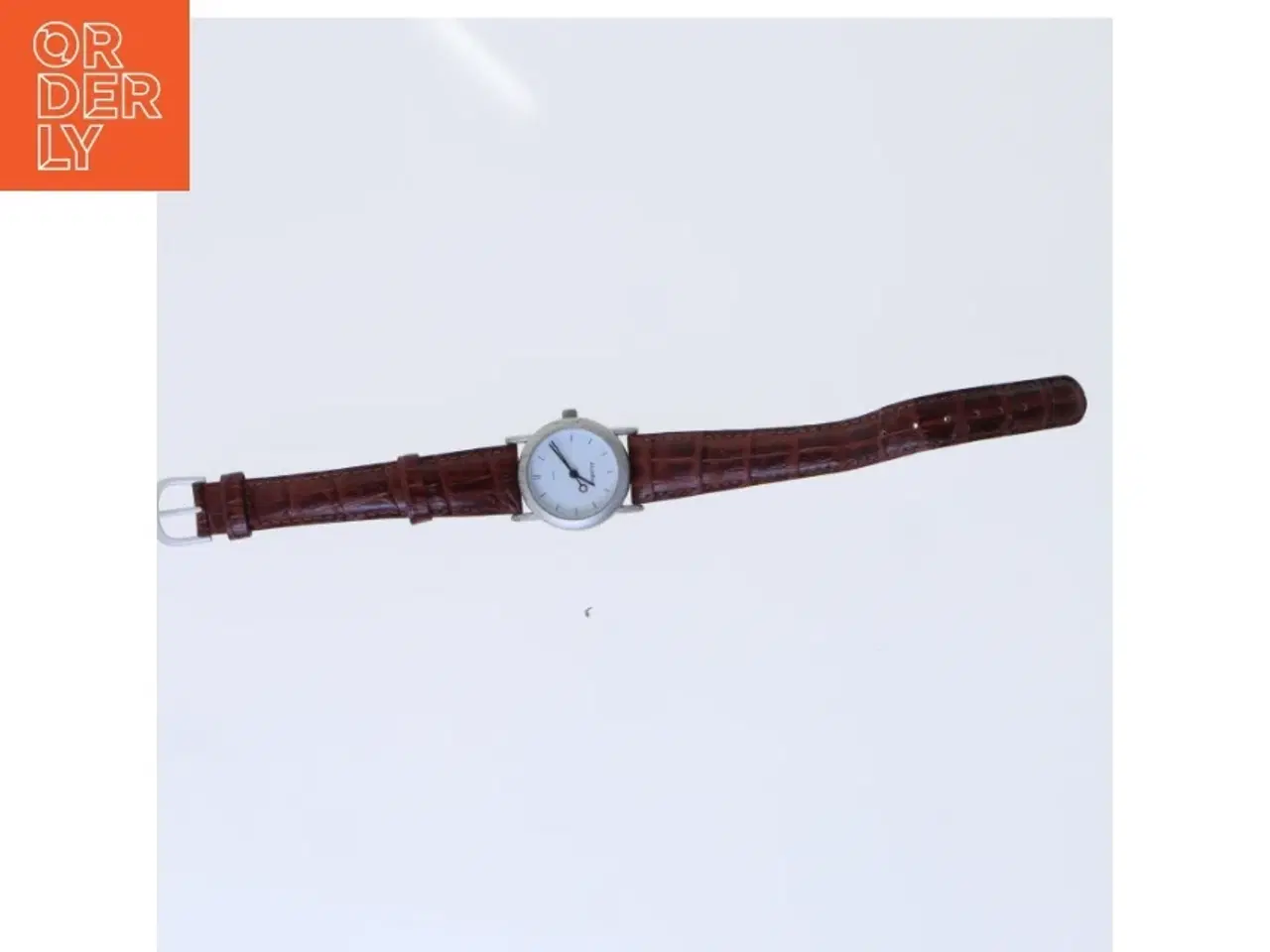 Billede 1 - Armbåndsur med læderrem (str. 25 mm)