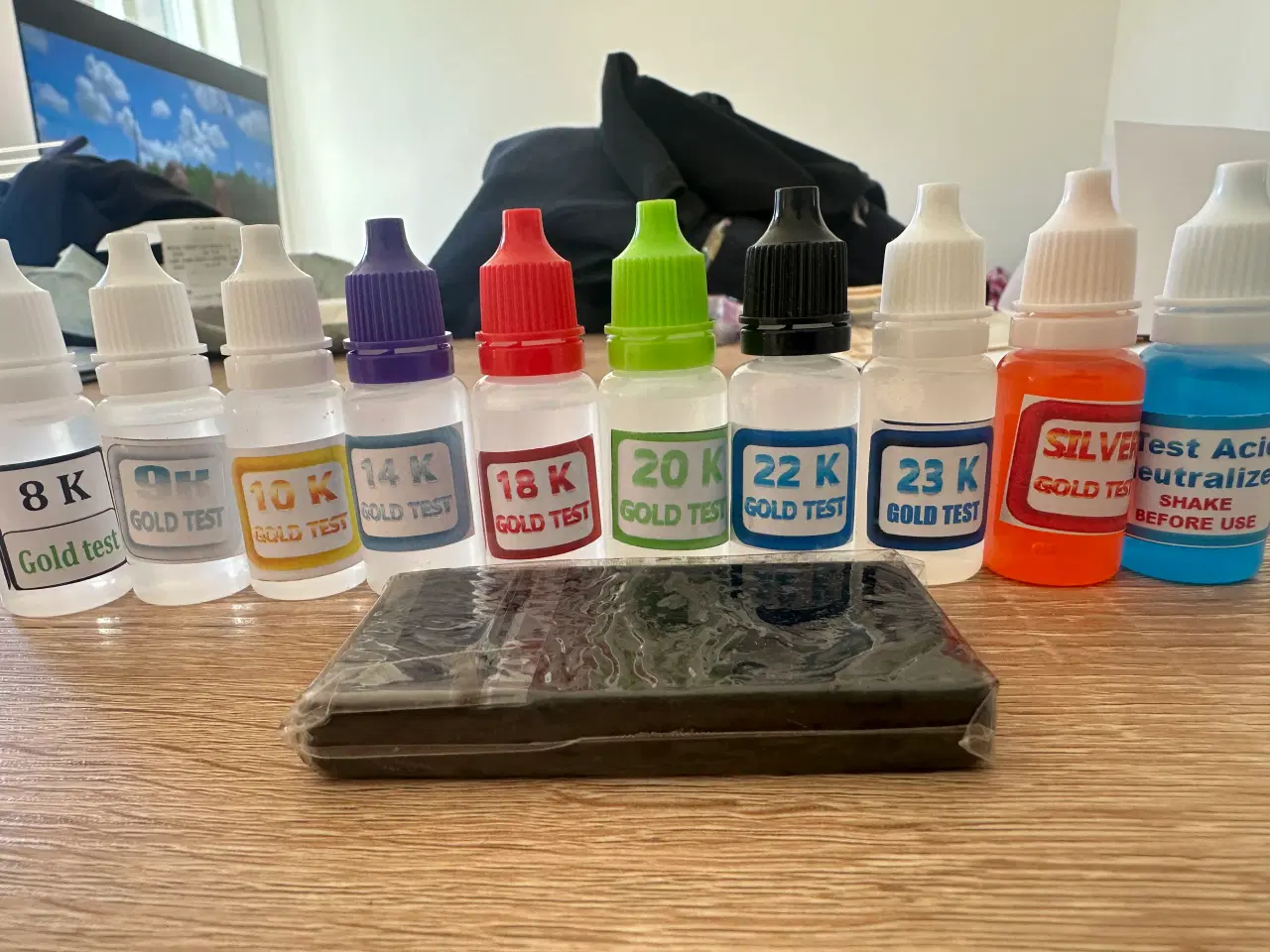 Billede 1 - Syretest guld sølv