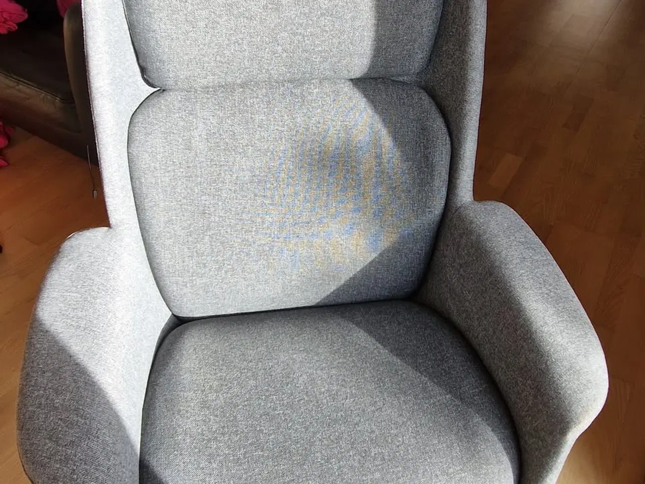 Billede 3 - Lænestol og puf ,fra Ikea