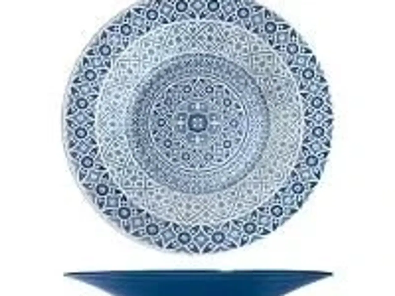 Billede 1 - 1 stk. Skål melamin blå 480 mm 6,5 ltr Marrakesh