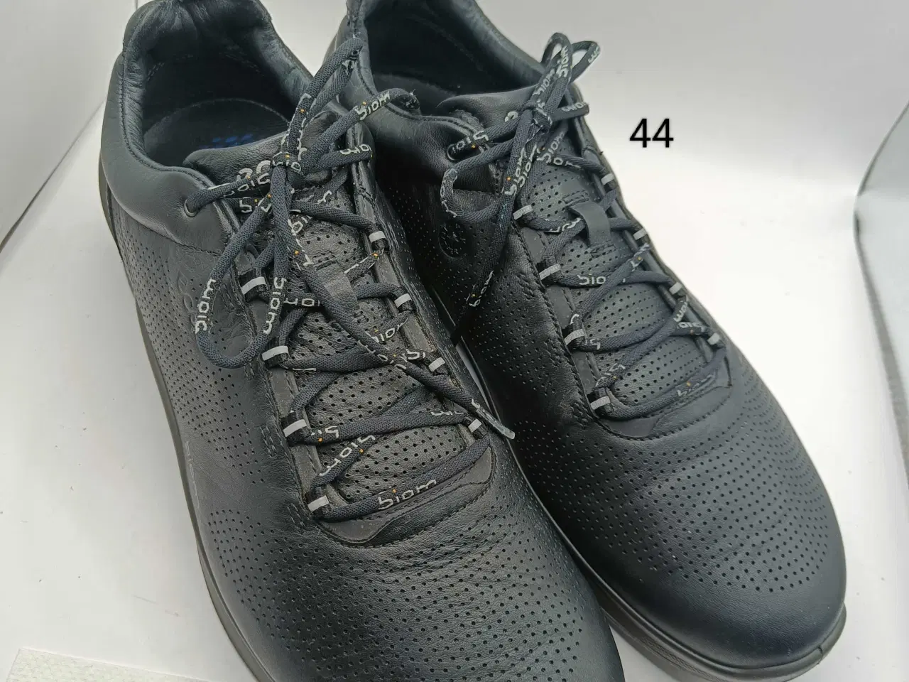 Billede 1 - Ecco sort læder sko 44str