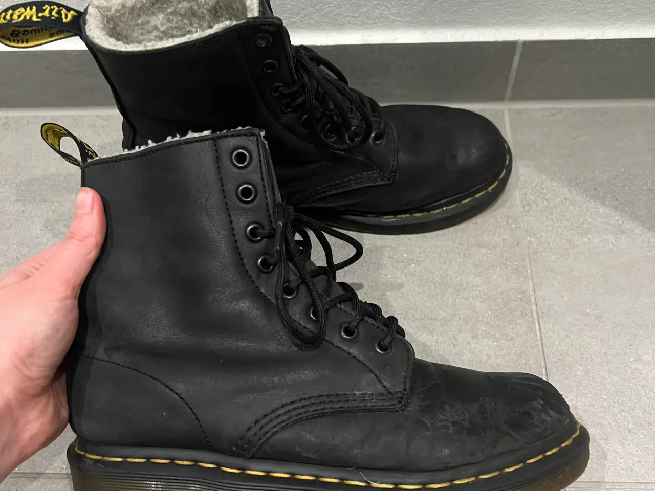 Billede 4 - Dr. Martens støvler 38 sort læder foret