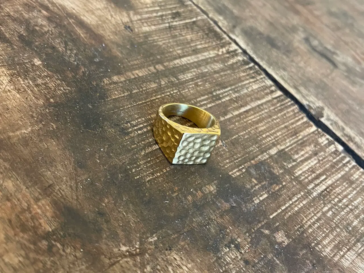 Billede 1 - 14kt goldfilled nugget rlng