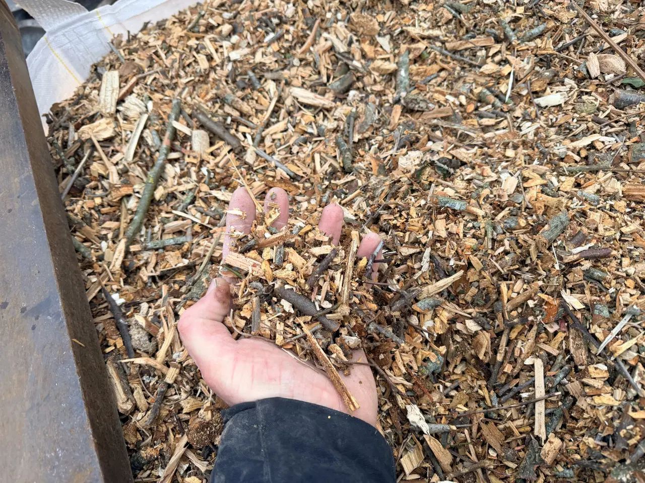 Billede 1 - Træ flis 