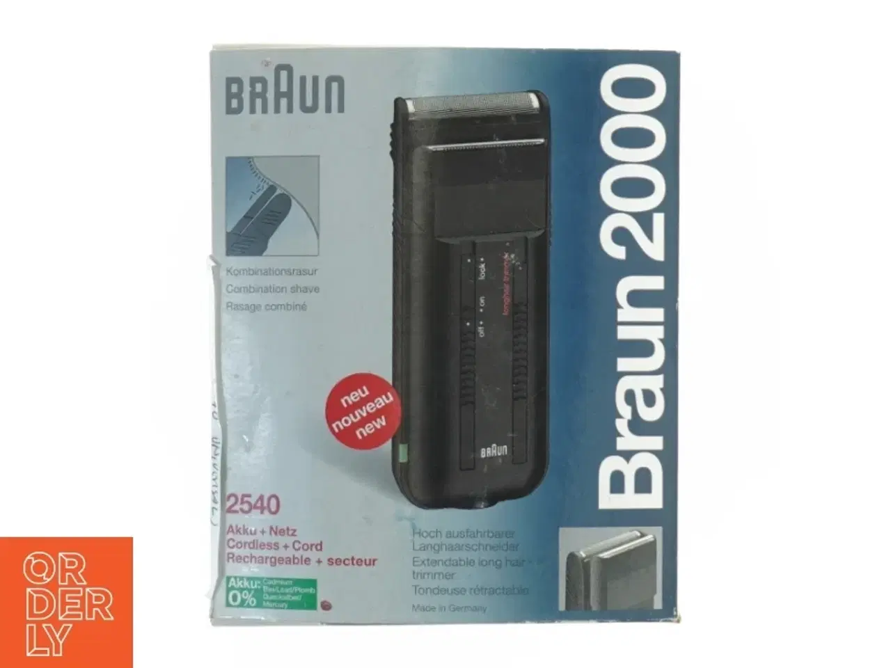 Billede 1 - Braun kombinationsshaver fra Braun (str. 17 x 14 x 5 cm)