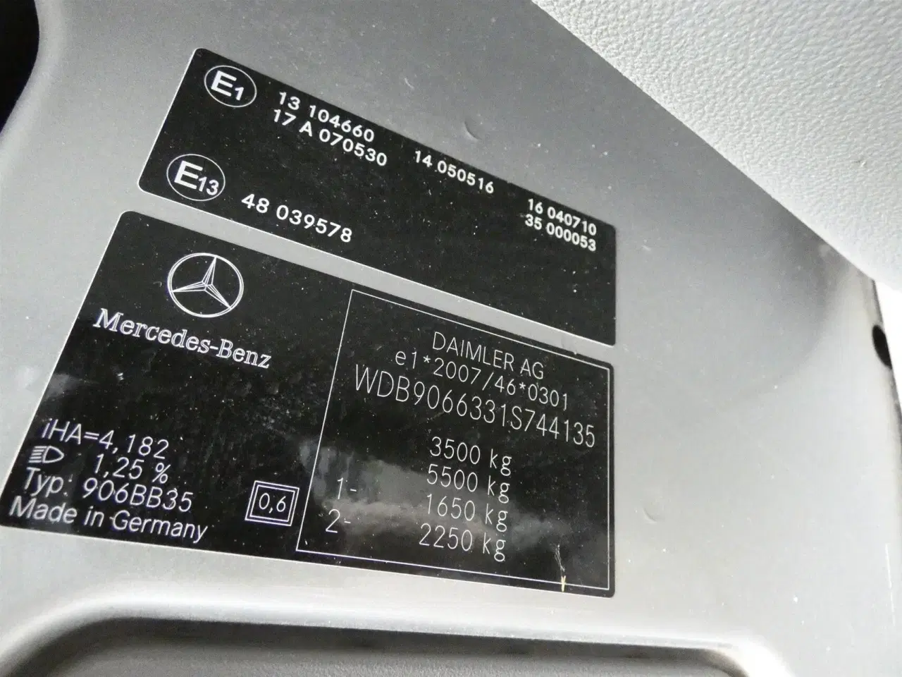 Billede 16 - Mercedes-Benz Sprinter 316 2,1 CDI A2 H2 RWD 163HK Van 6g