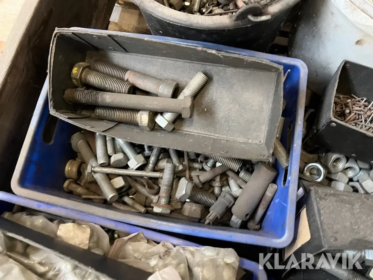 Billede 12 - Bolte, møtrikker, søm og øvrigt
