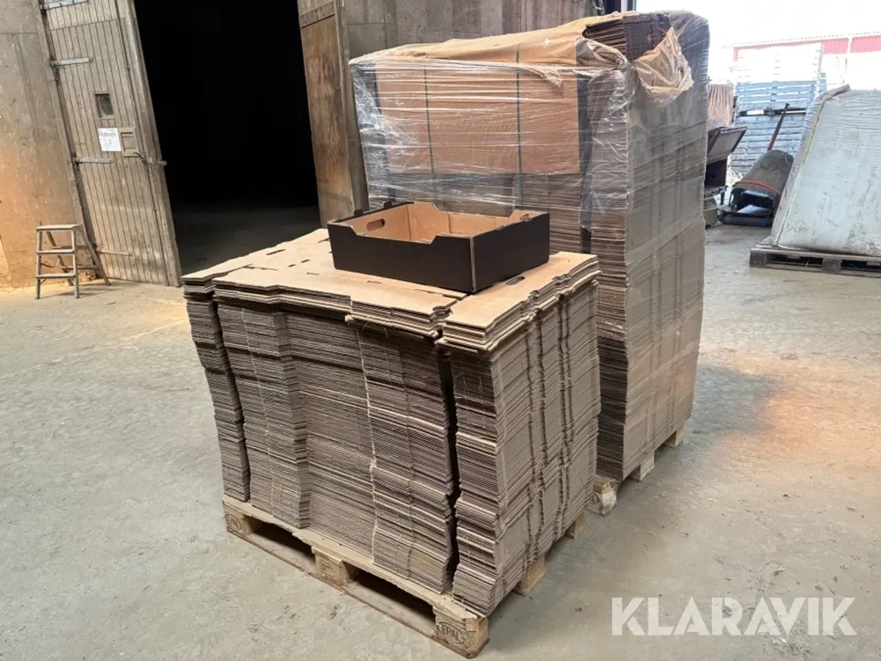 Billede 5 - Papkasser Smurfit Kappa SKD 1/4 151 sort/brun 405 styk. anslået