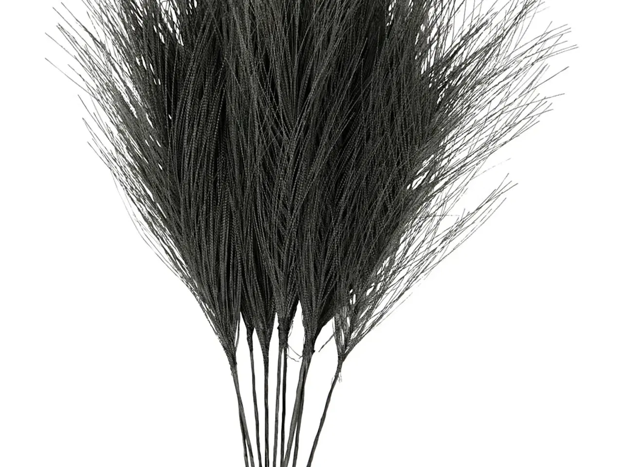 Billede 1 - Kunstige fjer, L: 15 cm, B: 8 cm, sort, 10stk./ 1 pk.