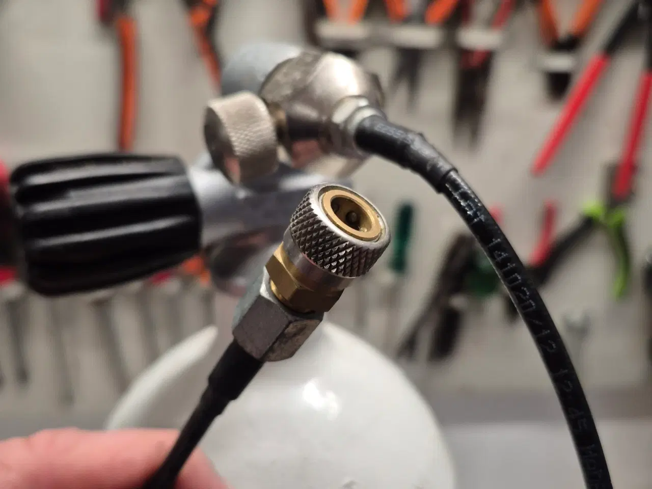 Billede 3 - Vitkovice trykflaske 7 liter stål hvid konverteret