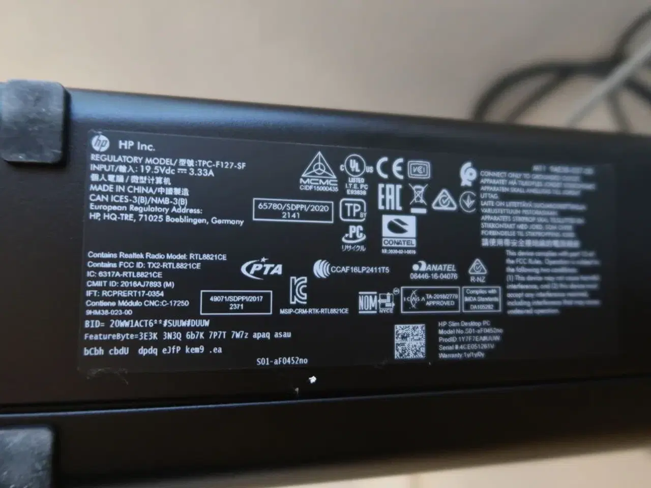 Billede 4 - Computer HP TPC-F127-SF
