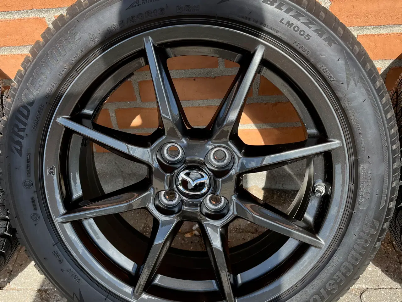 Billede 5 - Mazda MX5 ND. Vinterhjul på originale alufælge.