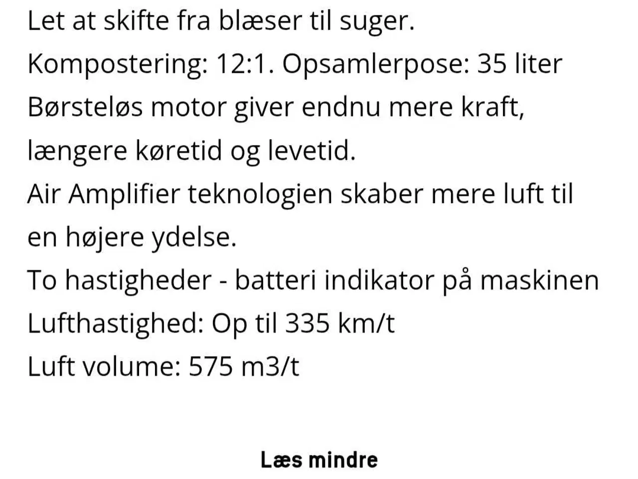 Billede 6 - Perfekt Løvblæser Løvsuger 