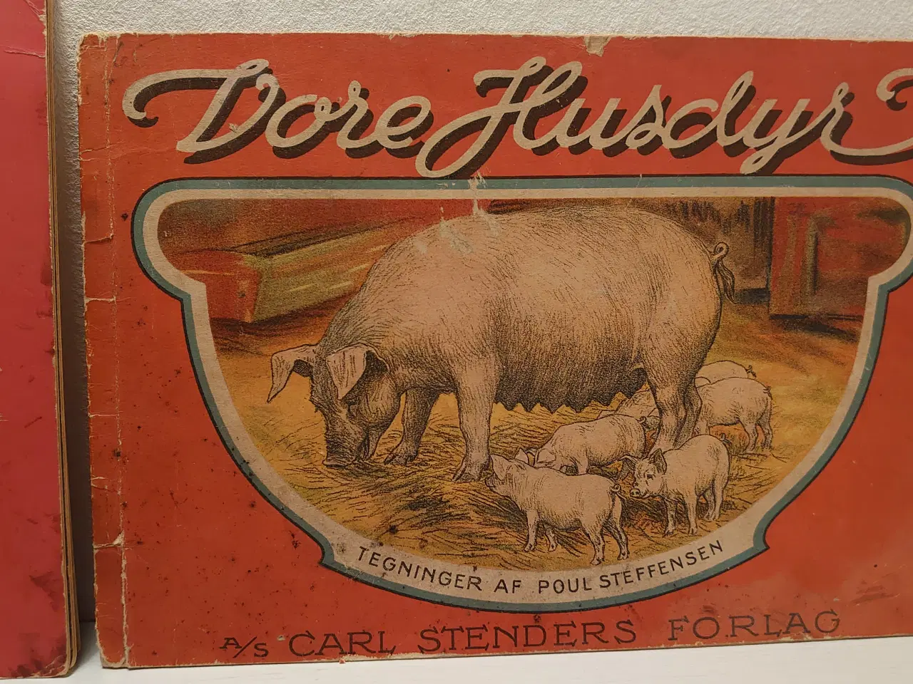 Billede 3 - 3 stk gamle hæfter med bondegårds dyr .Ca 1940-50