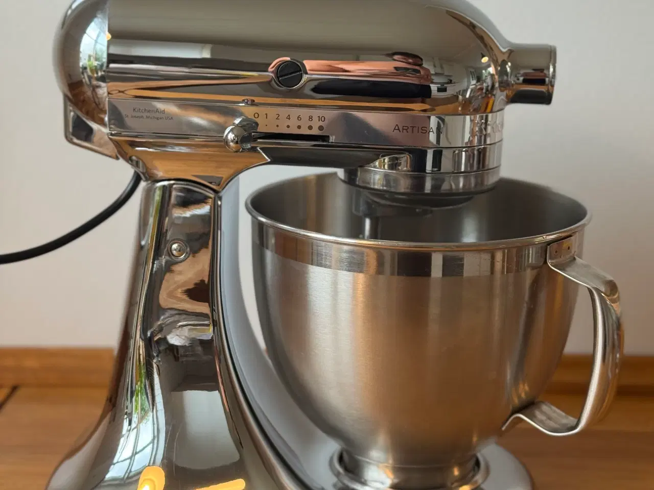 Billede 4 - KitchenAid Artisan Premium 5KSM185 – Sjælden Chrom