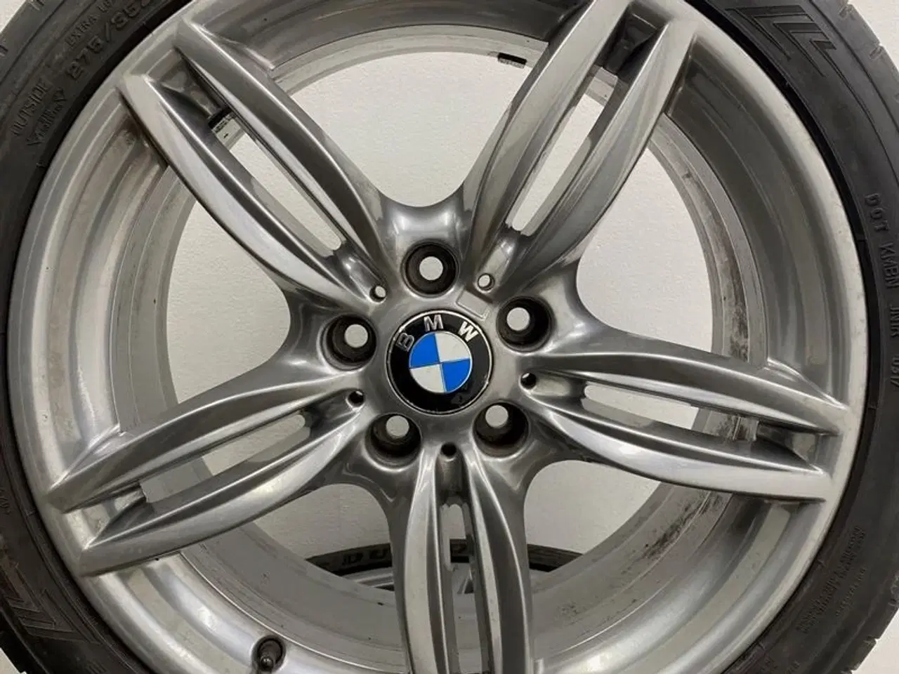 Billede 14 - 19" original BMW Alufælge med dæk "M double spoke 351" A64495 F10 F11 F12 F13 F06 GC F10 LCI F11 LCI F06 GC LCI F12 LCI F13 LCI