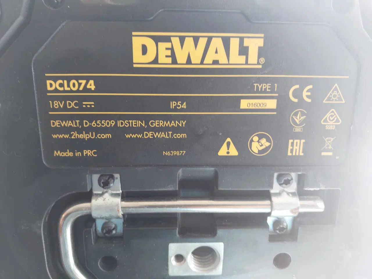 Billede 4 - Dewalt Arbejdslampe DCL074 Tool Connect 