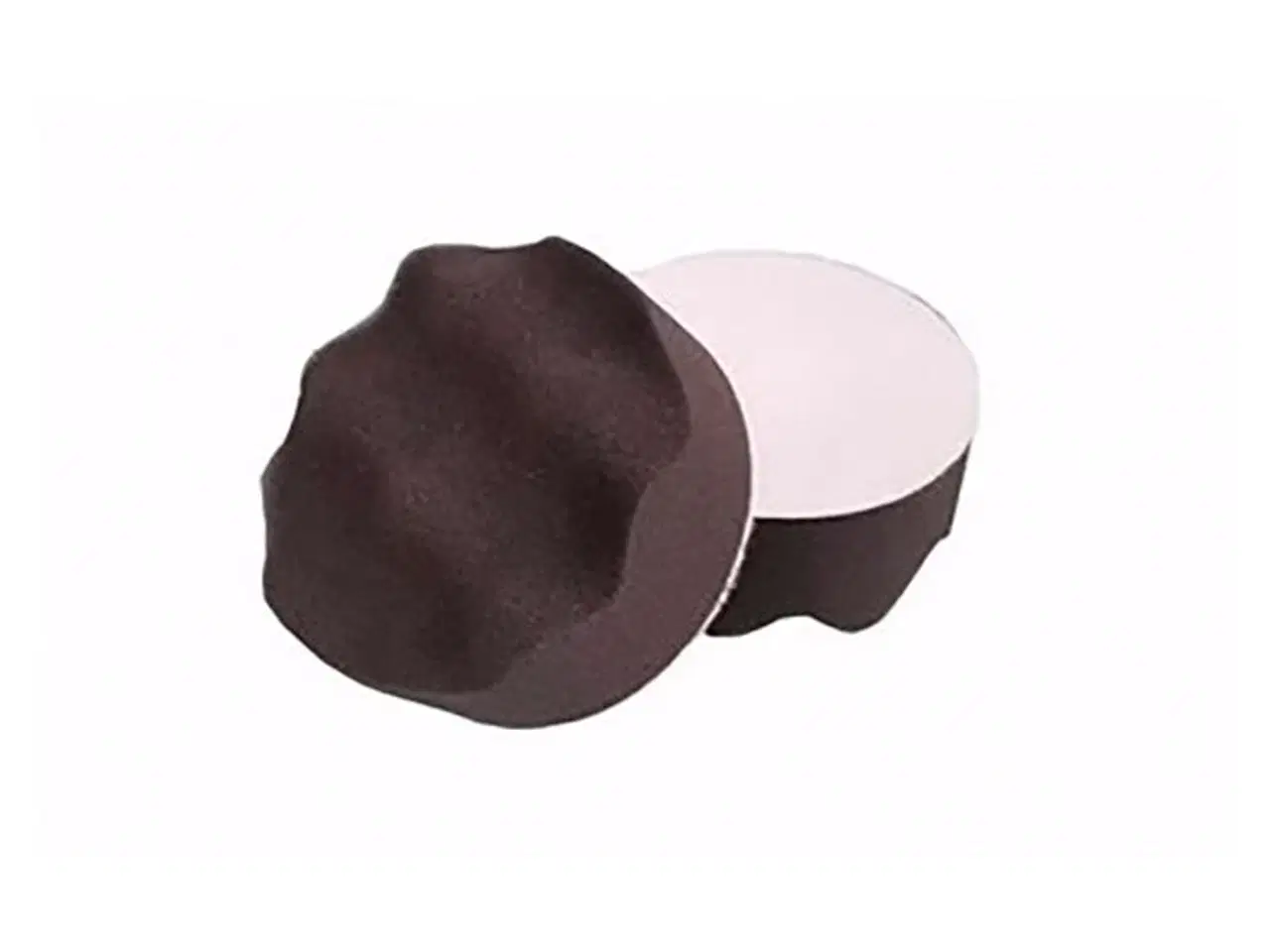 Billede 1 - Sort Polerpude 80mm Vaflet Blød