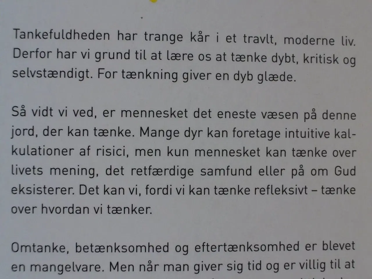 Billede 3 - tænk - til forsvar for et tankefuldt liv, af svend