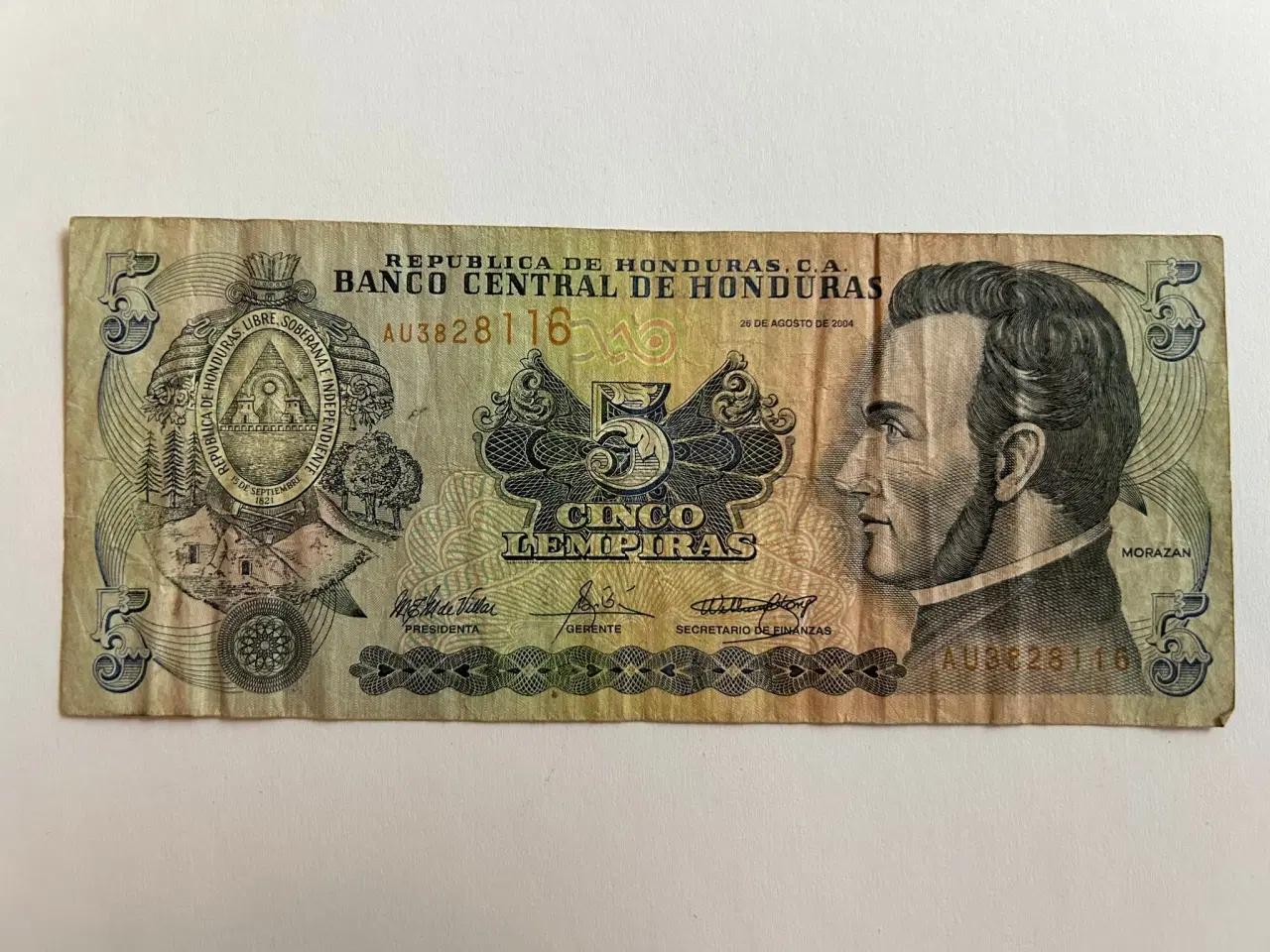 Billede 1 - 5 Lempiras Honduras