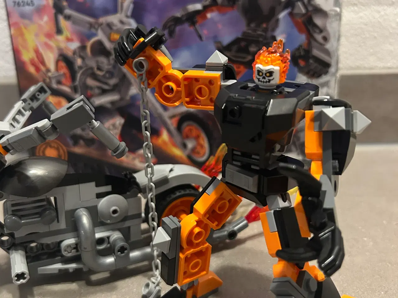 Billede 2 - Ghost Riders kamprobot og motorcykel 76245