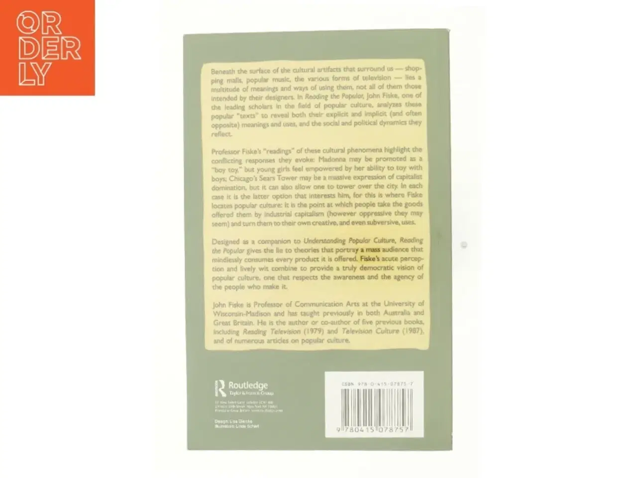 Billede 2 - Reading the Popular by John Fiske af John Fiske (Bog)