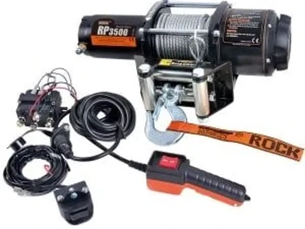 Billede 2 - Rock rp3500 el-trailerspil 12 vdc 3,1hk (2,3kw) 1589 kg