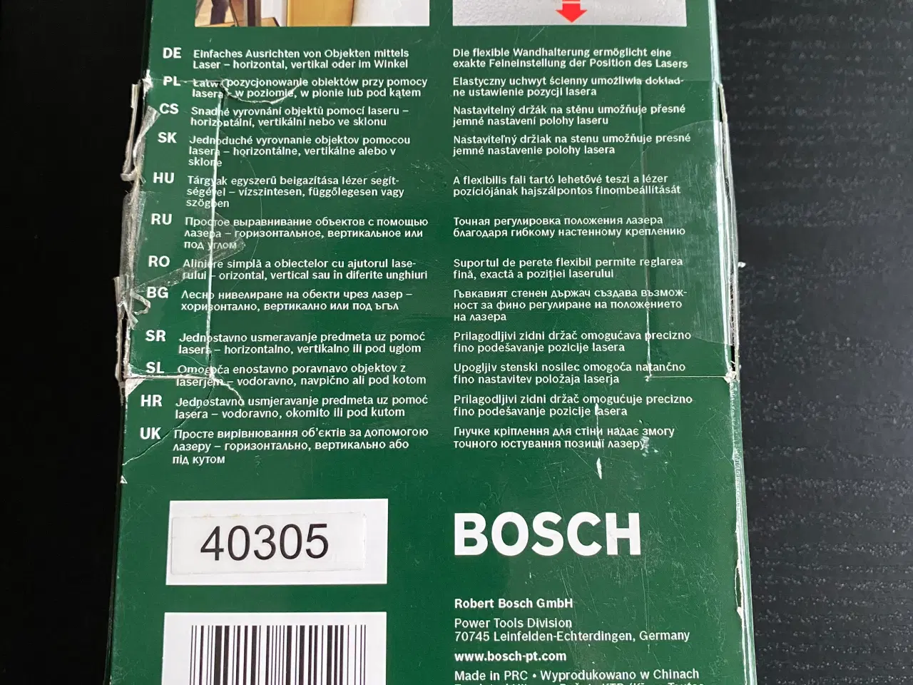 Billede 5 - Bosch vaterpas. Model PLL 5.