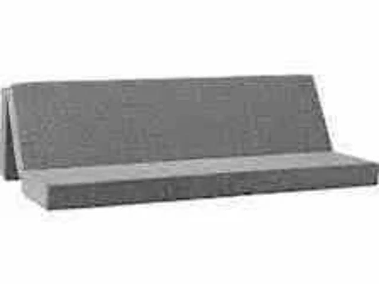 Billede 1 - Sleepy 3-delt foldemadras 150x180x12 cm Lysegrå