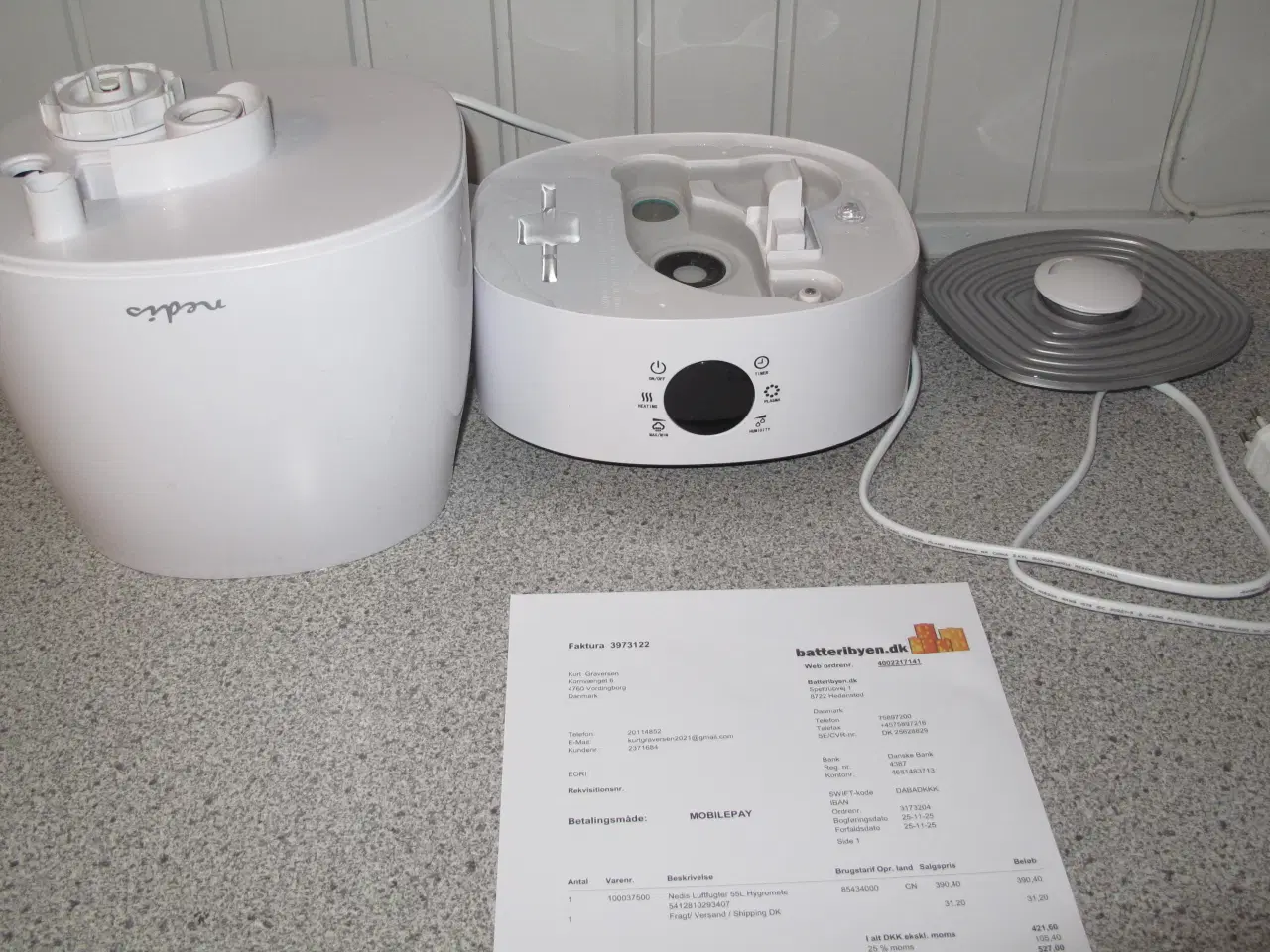 Billede 2 - Nedis Luftfugter 5,5L vand.