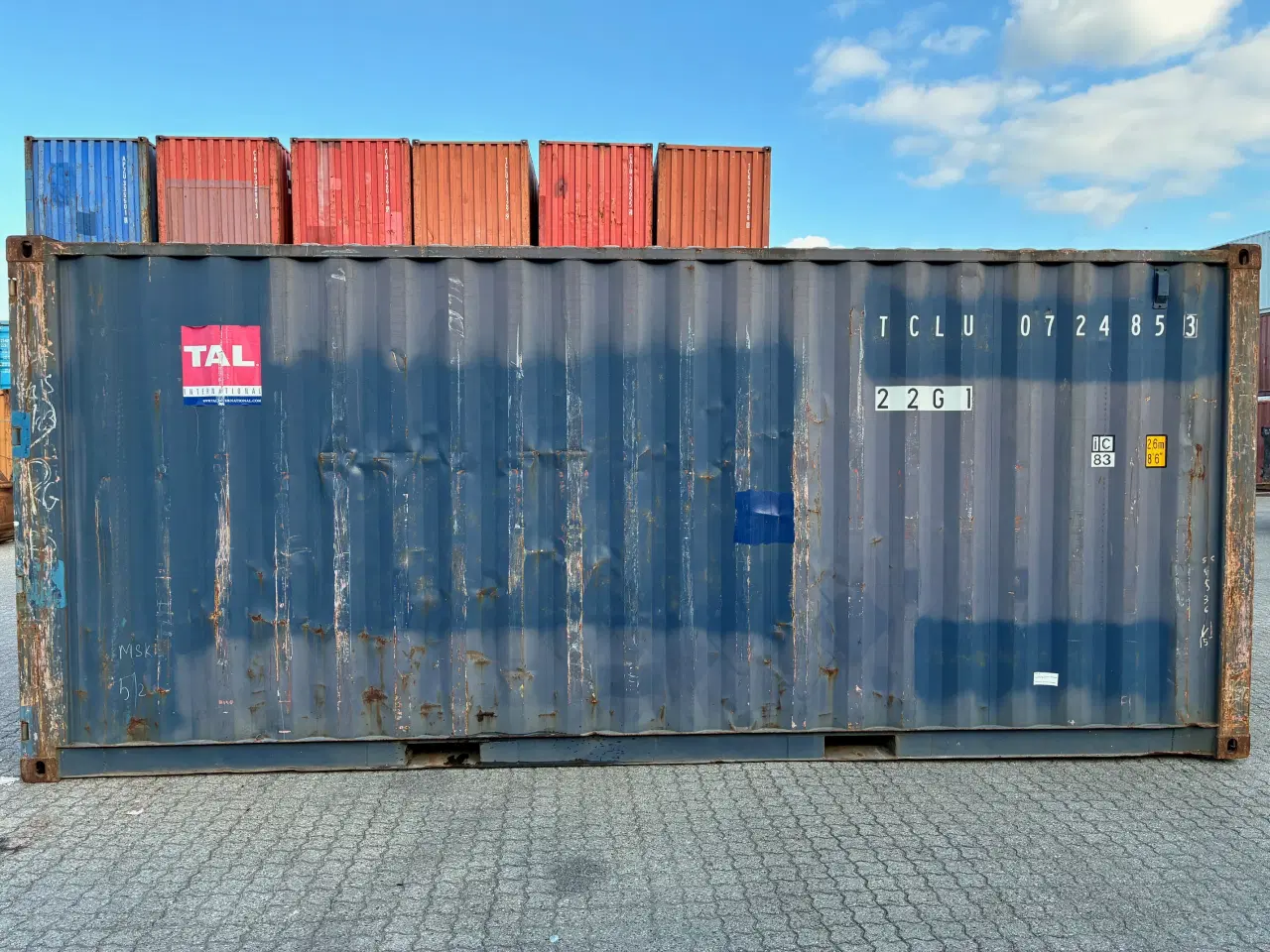 Billede 3 - 20 fods Container- ID: TCLU 072485-3