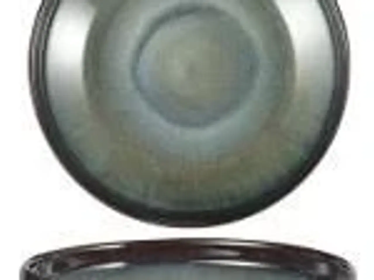 Billede 1 - 12 stk. Skål på fod stentøj mint 210 mm Rustik