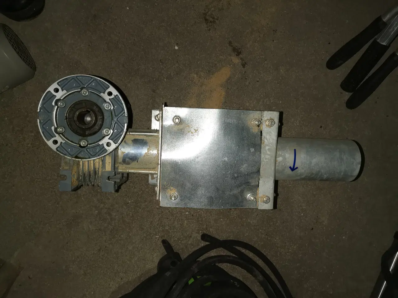 Billede 3 - Motor og gear til stoker