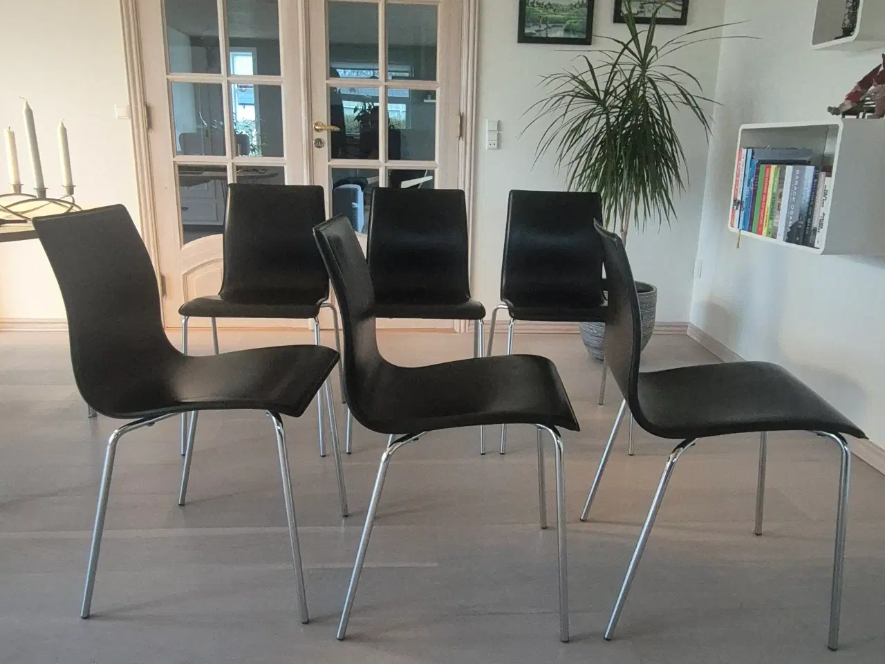 Billede 2 - “Bolia” spisebordsstole, læder