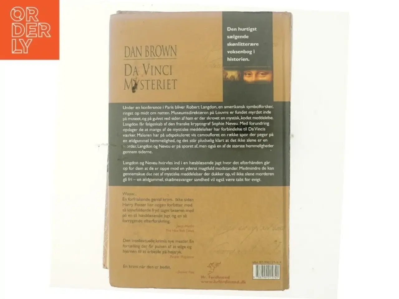 Billede 3 - Da Vinci Mysteriet af Dan Brown (Bog)