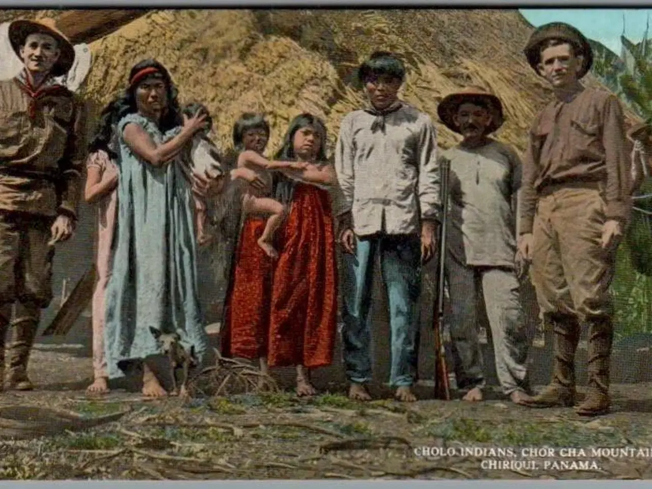 Billede 1 - Cholo Indians - Chor Cha Mountains - Cherqul -  Panama - Ubrugt