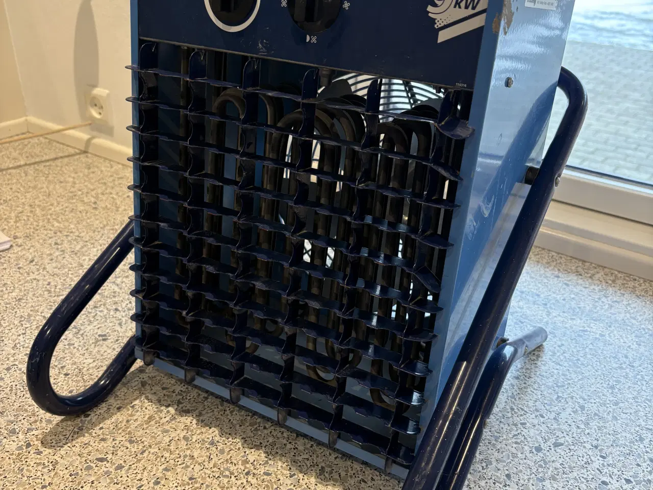 Billede 3 - El-Björn Varmeblæser 9 KW blå