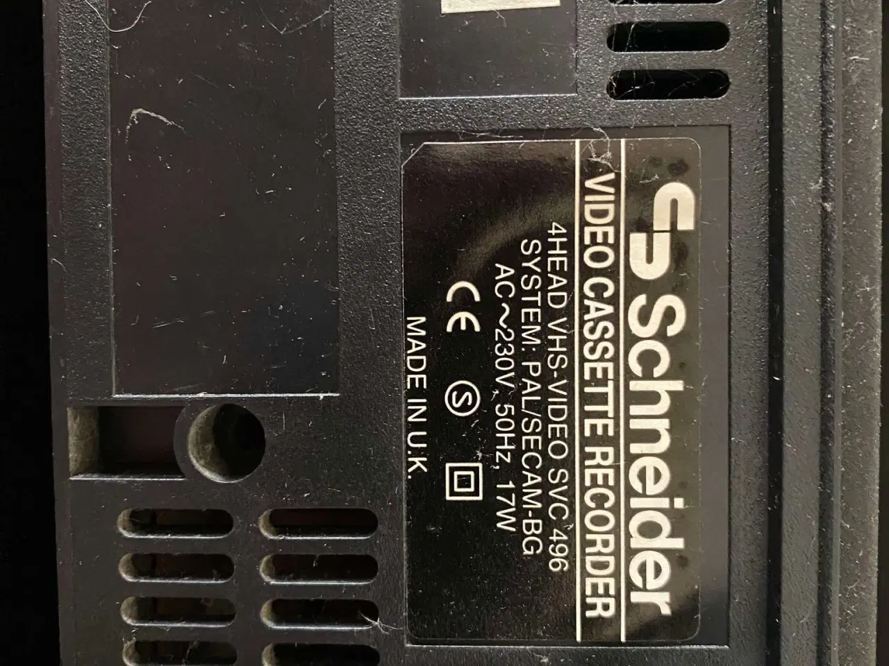 Billede 2 -   VHS videomaskine, Schneider, SVC 496