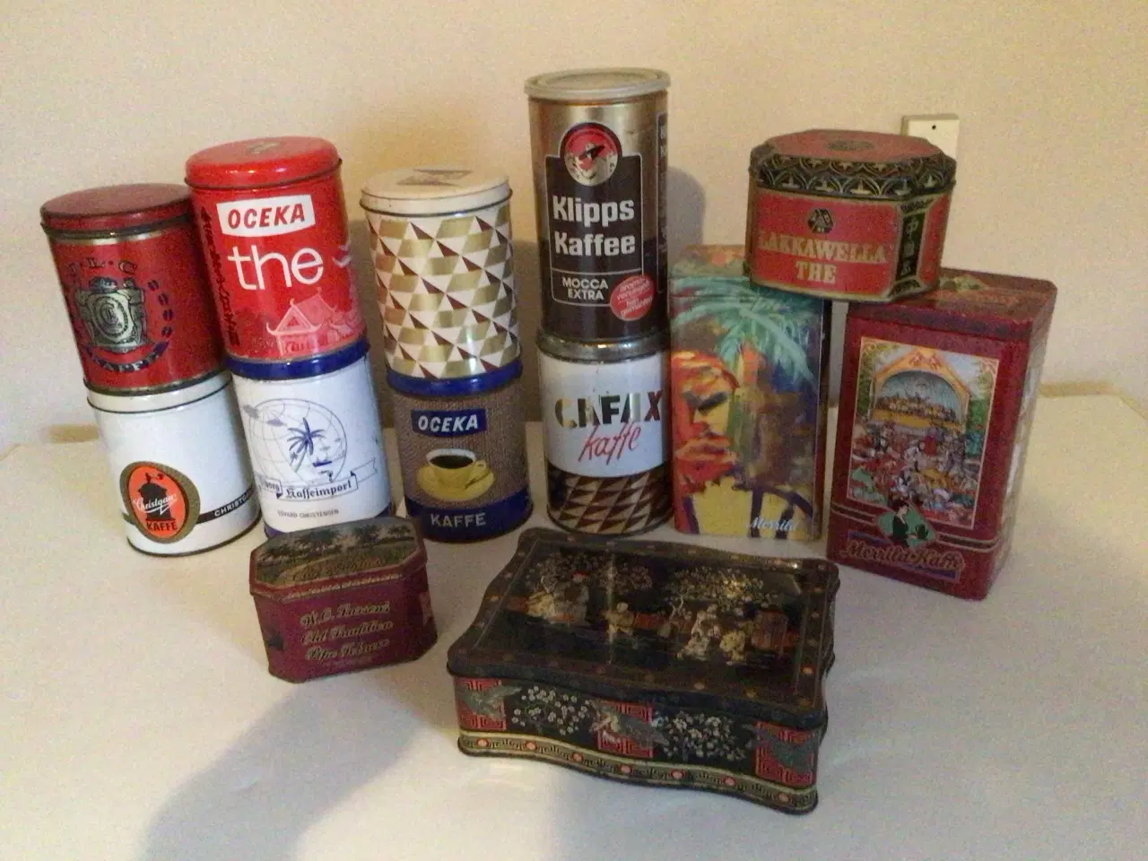 Billede 1 - Kaffedåser fra gl. samling