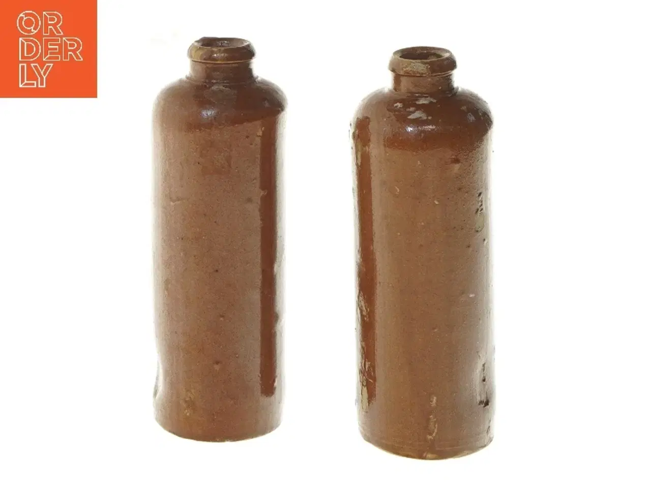 Billede 1 - To originale keramik design flasker (str. 2 stk 17,5 cm)