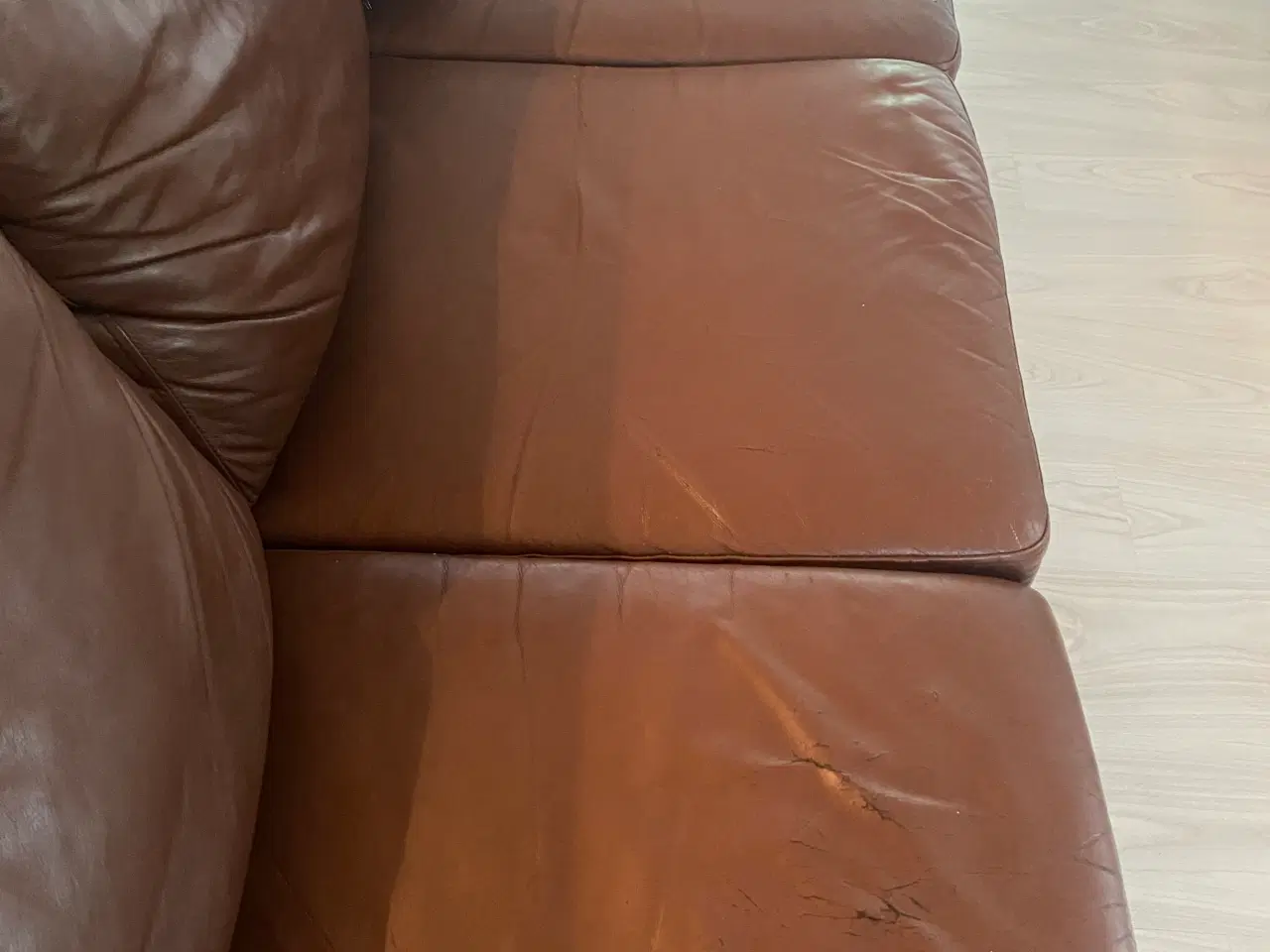 Billede 4 - Sofaer brun læder