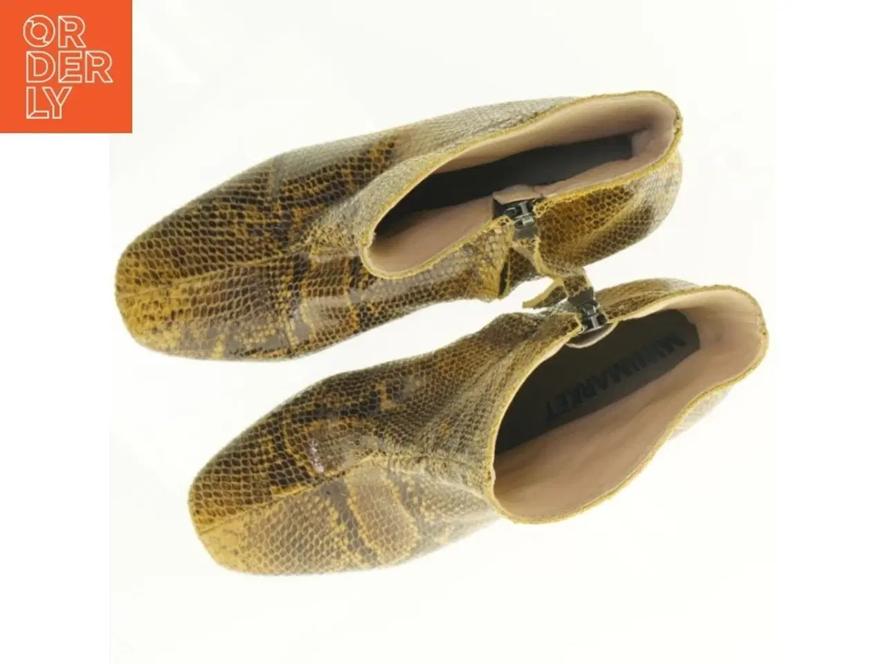 Billede 6 - Støvletter med slangeskindslook fra Minelli (str. 38)