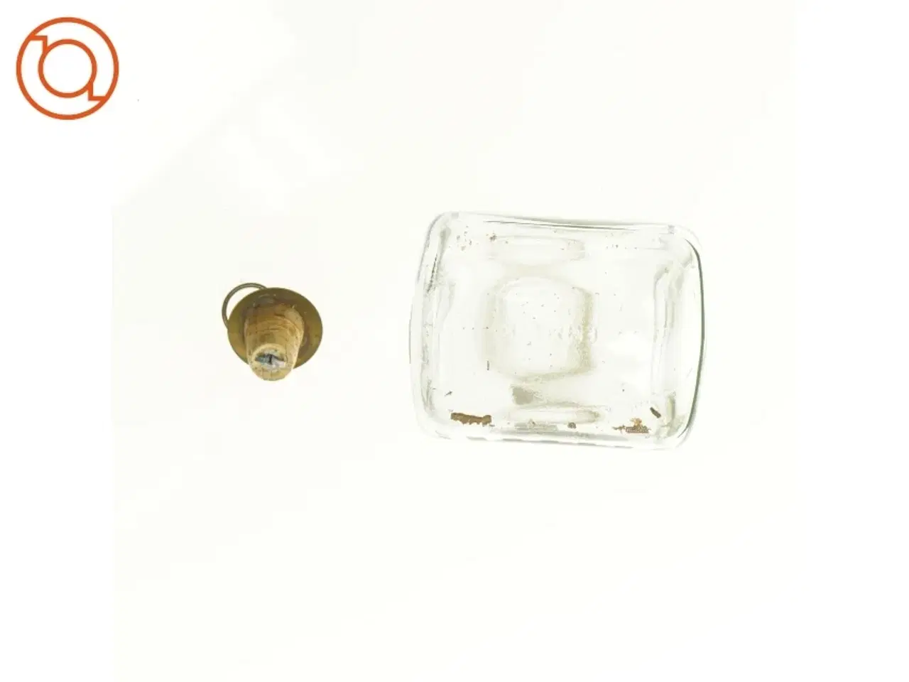 Billede 5 - Karaffel til julesnaps fra Holmegaard (str. 19 x 9 cm)