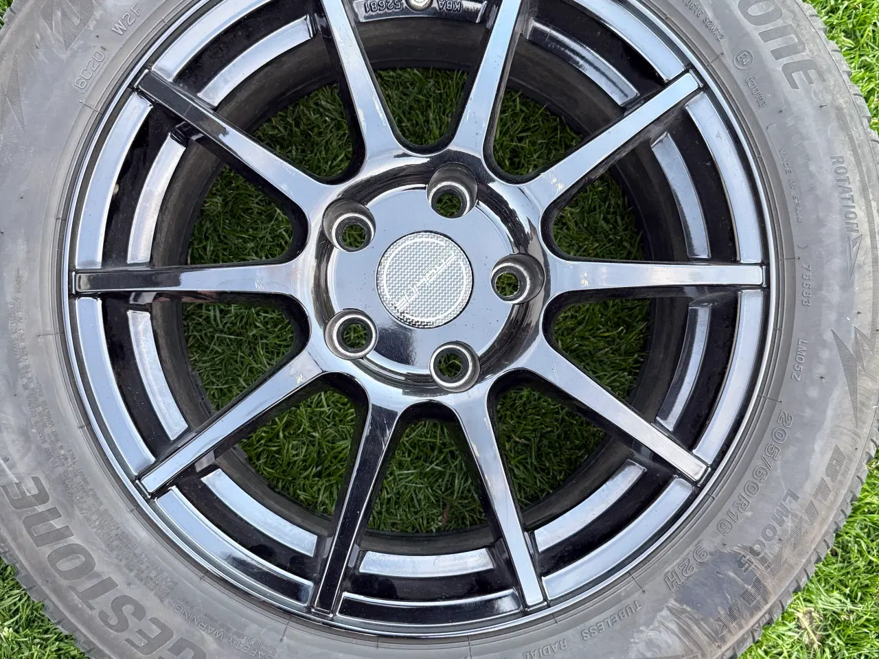 Billede 10 - Sorte Alu 16" vinterhjul 5x114,3