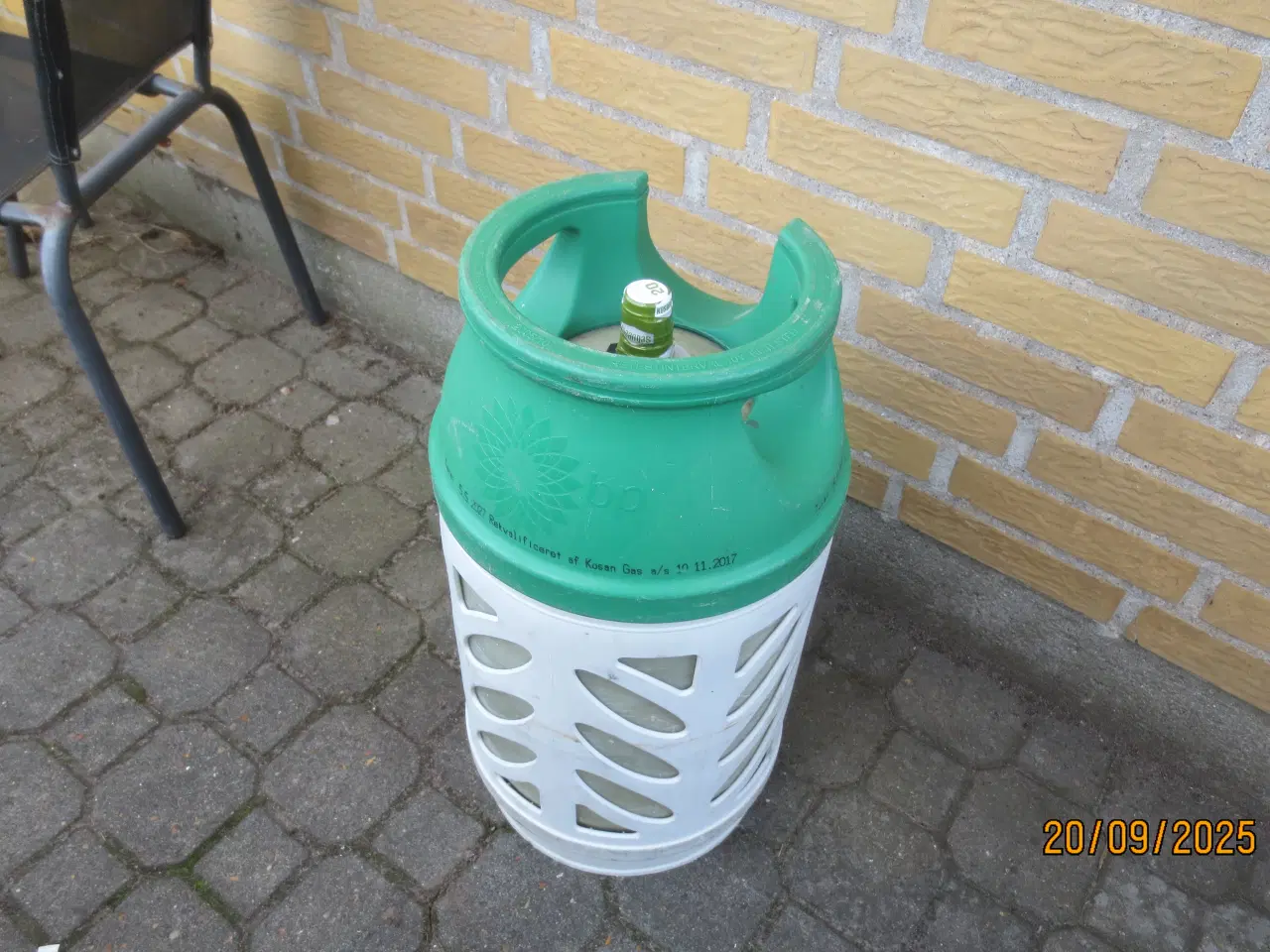 Billede 1 - 1 stk Ny Opfyldt letvægts gasflaske 10 kg 