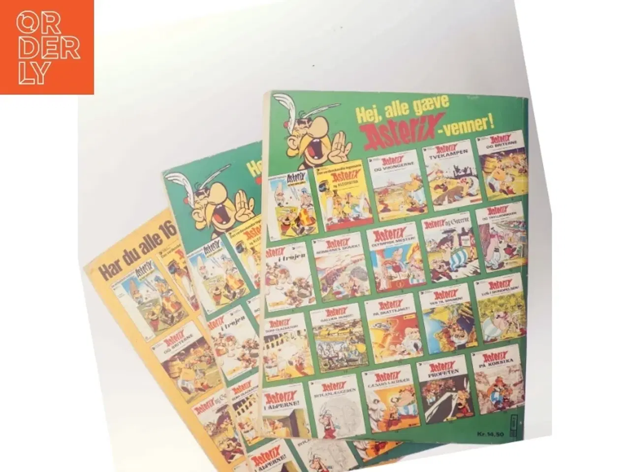 Billede 3 - 3 stk Asterix og hans gæve gallere af Goscinny (Bog)