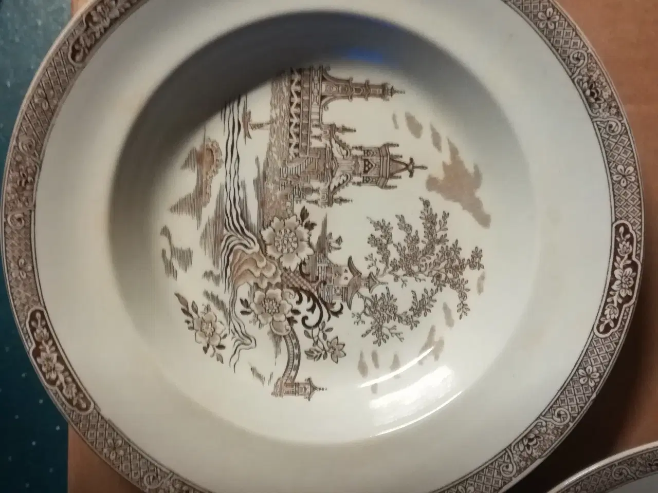 Billede 2 - Fajance Gustavberg GONGGONG svensk 1930érne brun